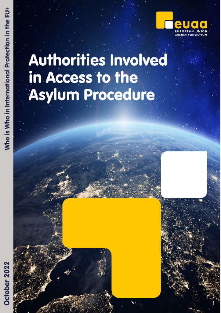 Cover - Authorities Involved in Access to the Asylum Procedure