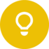 country guidance yellow lamp icon