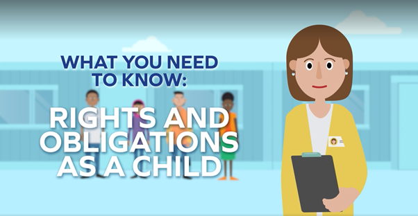 Animation on rights and obligations of children in reception