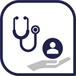 icon on support to healthcare