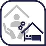 icon for reorganisation of reception systems