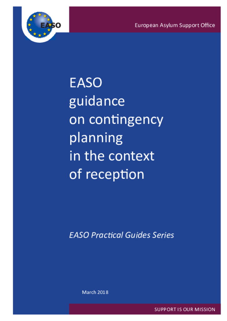  Guidance on contingency planning