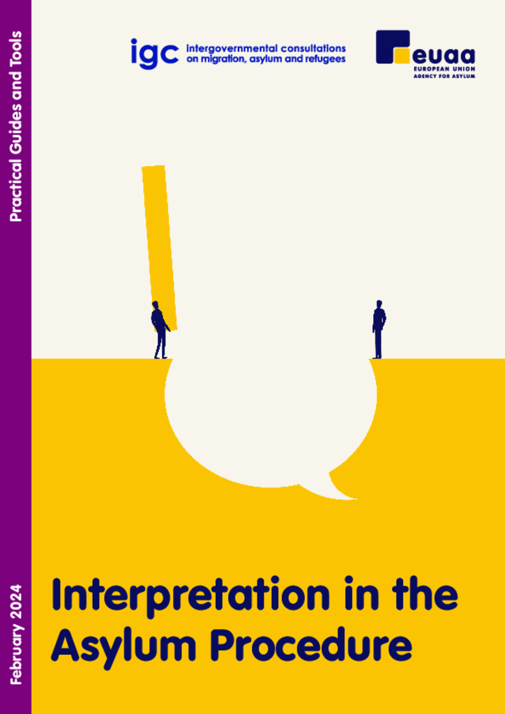 Cover of Practical Guide on Interpretation in the Asylum Procedure