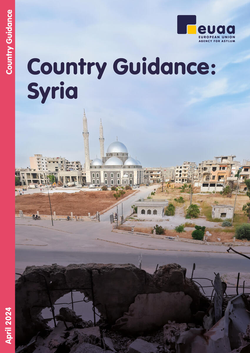 Cover of the Country Guidance Syria 2024