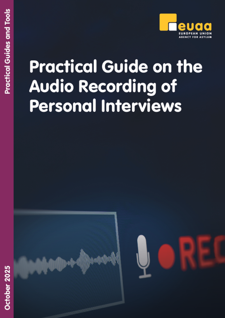 Cover image of the Practical Guide on the Audio Recording of Personal Interviews