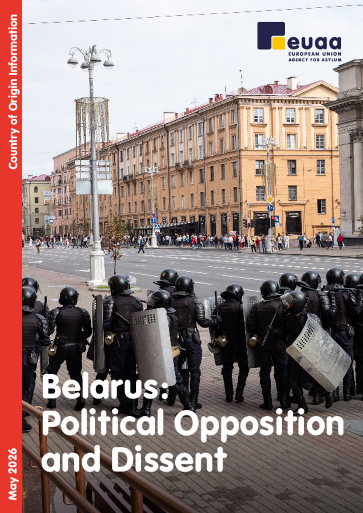 Cover of the COI - Belarus: Political Opposition and Dissent