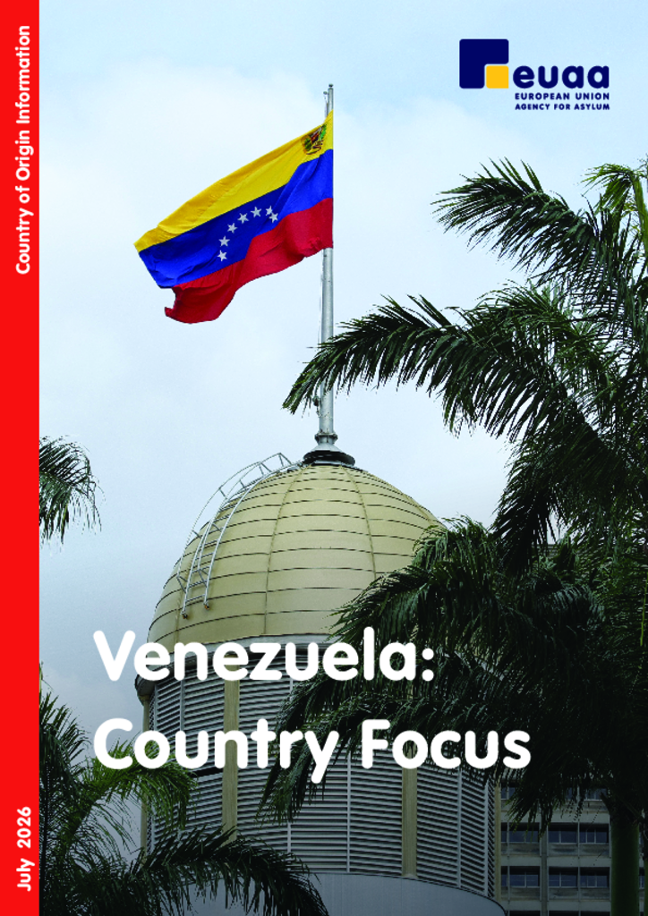 Cover of the COI report Venezuela Country Focus