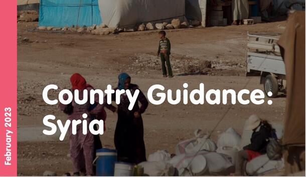 Country Guidance: Syria (February 2023)