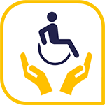 icon presenting applicants with disabilities and special health needs 