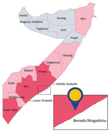 2022 CG SOMALIA region of Benadir Mogadishu - high level of indiscriminate violence