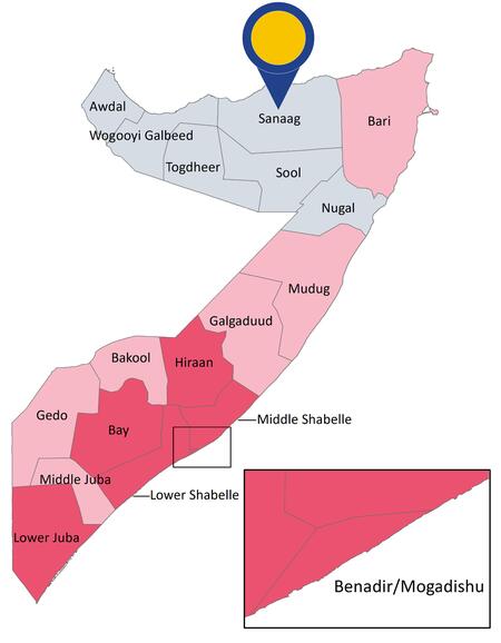 2022 CG SOMALIA region of Sanaag - no real risk of indiscriminate violence
