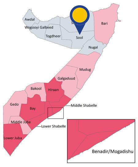 2022 CG SOMALIA region of Sool - no real risk of indiscriminate violence