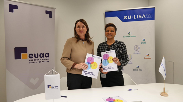 EUAA and eu-LISA sign updated cooperation plan for the next years