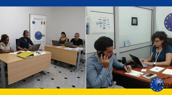 Image for Press Release: EASO’s Hotline in Italy for the EU Relocation Programme