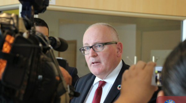 Image for First Vice-President of the European Commission Frans Timmermans visits EASO