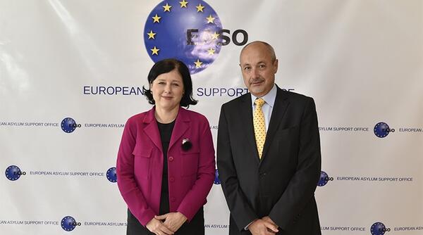 Image for Visit of the European Commissioner for Justice, Consumers and Gender Equality, Ms Věra Jourová to EASO Headquarters in Malta, Valletta