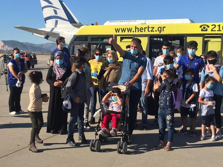 Image for Almost 100 vulnerable asylum seekers relocated from Cyprus and Greece