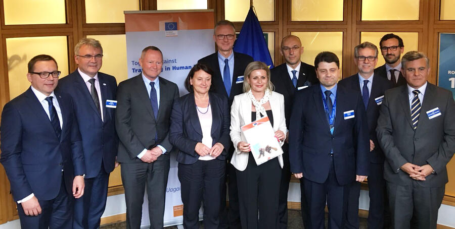 Image for Joint Press Release: The Heads of ten EU Agencies strengthen their Commitment to working together against trafficking in human beings.